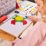 Melissa & Doug Ensemble de jeu de salle de classe avec plus de 150 accessoires, Jeux éducatifs, Apprendre à écrire, Matériaux de