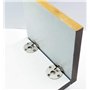 Lot de 2 charnières pliables réglables et cachées à 90 degrés pour meubles - Charnière de table spéciale autoportante - Charnièr