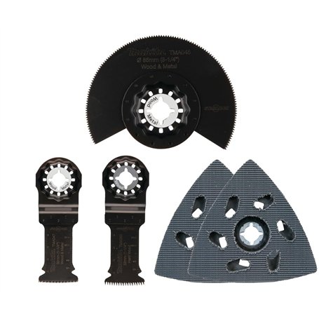 ENSEMBLE 5 ACCESSOIRES MAKITA POUR DÉCOUPEUR PONCEUR : BOIS - B67511