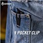 Gerber Outil polyvalent avec 8 fonctions, Prybrid-Utility, Couteau Multifonction, Levier et Coupe Ceinture, Bleu, Acier inoxydab