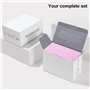 Trabricks Lot de 20 plateaux de rangement 2 en 1 anti-déversement et outils de peinture sans statique, accessoires de peinture d