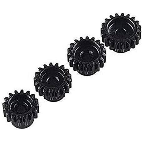 YUNIQUE GREEN-CLEAN-POWER - Ensemble de 4 Pignons 18T 19T 20T 21T 48DP pour 1:10 RC | en Métal Résistant | pour Monster Truck/Bu