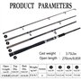 Sougayilang Canne à pêche à la Carpe, Porable High Carbon 4 Pc Blanks Canne à pêche à la Carpe pour Le Voyage Pêche en Eau Douce
