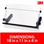 3M DH 640 Porte-copie noir, clair