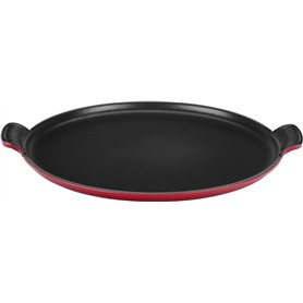 Le Creuset 20082320600460 Plaque à Pizza 32 cm Cerise