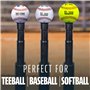 Franklin Sports Batting Pratique du Baseball, du Tee-Ball et de la Balle Molle – Support réglable – T-Shirt de Frappe Robuste Mi