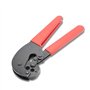 NUZAMAS Pince à sertir hexagonale de type F - Pince coaxiale robuste - Connecteurs F F-59/6/11 RG59