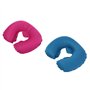 NUZAMAS Lot de 2 oreillers de voyage – Housse souple