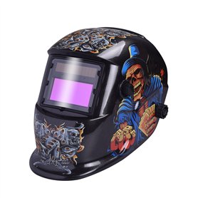 Nuzamas Fonctionne à l'énergie Solaire Auto Assombrissement Soudeur Masque de Soudure Protection du Visage pour Arc TIG MIG broy