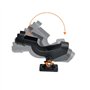 Nuzamas - Lot de 2 supports de canne à pêche - Réglage à l'horizontale ou à la verticale - Rotation à 360 degrés - Montage sur r