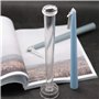 Milivixay Moules à bougie en plastique durable pour la fabrication de bougies classiques - Hauteur: 9,84 cm, diamètre supérieur 