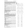 Vogue Misses Sportswear Patterns V1741E5 Patrons de vêtements de Sport pour Femme, Blanc, E5 (14-16-18-20-22)