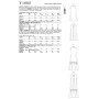 Vogue Patterns V1802A Patrons de robes pour femme en papier Tailles XS S-M-L-XL-XXL