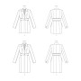 Vogue Patterns V1936A5 Robe blazer pour femme A5 (34-36-38-40-42)
