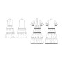 BUTTERICK Patron de papier B6993Y5 Robes pour femme Y5 (46-48-50-52-54)