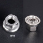 Remplacement Écrous Roue Vélo Vis Arrière De Vélo Pratiques Rondelle Écrous Arrière Acier Inoxydable Écrous d'Essieu Accessoires