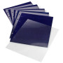 SAFE 7861 Tableaux Velours pour Pins (x2) – Bleu Royal – pour 80 pins – avec intercalaires Transparents – Compatible avec Album