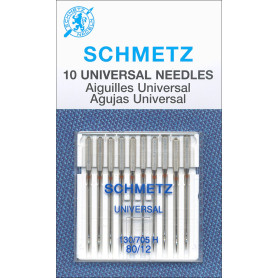 Euro-Notions Aiguilles universelles pour Machine - Taille 80/12-10 par Paquet - Multicolore - 11
