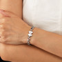 APRRMLIZW Bracelet Couple Puzzle Cadeau Couple 2 Pièces Bracelet À Cordon Ajustable Yin Yang Puzzle Collier Yin Yang Assorti Bra