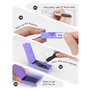 Trabricks Lot de 10 plateaux de rangement 2 en 1 anti-déversement et outils de peinture sans statique, accessoires de peinture d