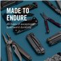 Leatherman Free K2 - Couteau pliant multifonctions avec 8 outils dont une lame de couteau en acier inoxydable, un découpe bliste