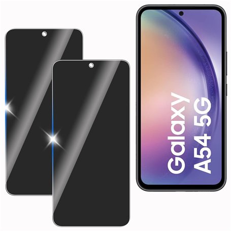 KULAIKE 2 Pièce Anti-Espion Verre Trempé Protecteur pour Samsung galaxy A54