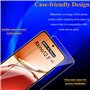 Dlxiks 3 Pièces Verre Trempé Pour OPPO Reno 12F / Reno 12 FS 5G avec 3 Pièces Caméra Arrière Protecteur,HD Transparent, Dureté 9
