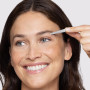 TWEEZERMAN Rasoir à sourcils avec mini pince à épiler inclinée (mini Slant Tweezer & Brow Razor) Argenté