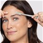 TWEEZERMAN Rasoir à sourcils avec mini pince à épiler inclinée (mini Slant Tweezer & Brow Razor) Argenté
