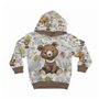 Herz Stoffe Österreich Coupon en tissu éponge French avec renard, 40 x 50 cm, amour d'automne