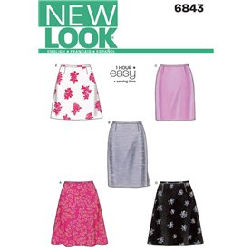 New Look NL6843 Patron de Couture Jupe 22 x 15 cm