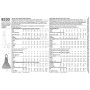 Simplicity 4–6-8–10–12 Robes pour Femme avec Jupe et Dos Variations Patron de Couture, Blanc