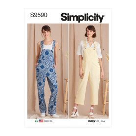Simplicity SS9590A Vêtements de sport A pour femme (XS-S-M-L-XL)
