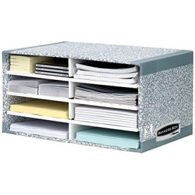 Fellowes 0875006 Trieur de bureau Banker Box System Gris