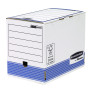 Bankers Box 11310 Lot de 10 boîtes de classement A4 + Dos 150 mm Blanc/bleu