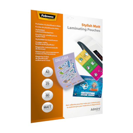 Pochettes de plastification Fellowes au format A3