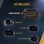 Wahl Single Power Station - Station d'alimentation Individuelle - Chargeur pour Outils de Toilettage Wahl - 4 Embouts Inclus - C