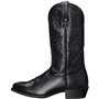 LAIYUTING Bottes de cowboy vintage western pour homme en cuir vintage brodées bottes pointues bottines à plateforme tube moyen