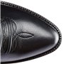 LAIYUTING Bottes de cowboy vintage western pour homme en cuir vintage brodées bottes pointues bottines à plateforme tube moyen
