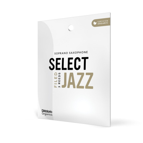 Anches pour saxophone soprano D'Addario Organic Select Jazz