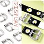 Boucles en Métal 12 Pcs Boucle Ceinture Western Ajusteur de Ceinture Boucles de Ceinture Pour Hommes 40mm Convient Aux Ceintures