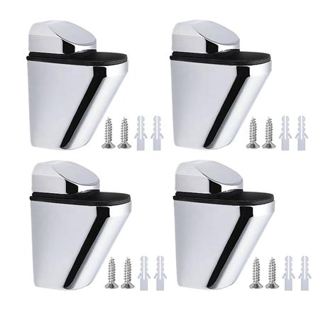 SyiXute 4 Pièces Support de Tablette en Verre