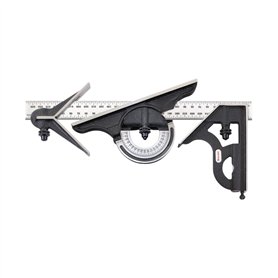 Starrett 435M-300 Équerre combinée 300 mm Avec rapporteur d'angle à niveau à bulle