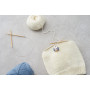 clover Universal Knitting Counter Compteur de rangées, Pêche et Gris