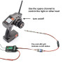 Interrupteur RC Télécommande AUX marche/arrêt Relais électronique pour voiture RC Camion Bateau Lumière LED Drone (4A)