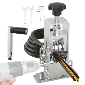 Machine à dénuder portable - Éplucheur de fil de cuivre alimenté par perceuse | Pince à dénuder manuelle pour recycler les déche