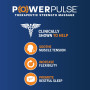 Waterpik PowerPulse Pommeau de douche flexible réglable pour toutes les hauteurs Chromé 7 modes XPP-703E