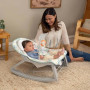 INGENUITY Transat bébé bascule évolutif 3-en-1 Keep Cozy -Tropical Rainbow- 3 Positions: arche avec jouets amovible, jusqu'a 18 