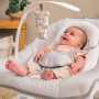 INGENUITY Transat bébé bascule évolutif 3-en-1 Keep Cozy -Linden- 3 Positions: arche avec jouets peluches amovible, jusqu'a 18 k