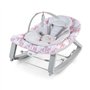 INGENUITY Transat bébé bascule évolutif 3-en-1 Keep Cozy -Lily- 3 Positions: arche avec jouets peluches amovible
